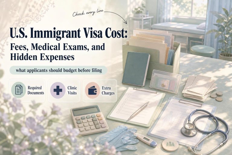 U.S. Immigrant Visa Cost: Fees, Medical Exams, and Hidden Expenses